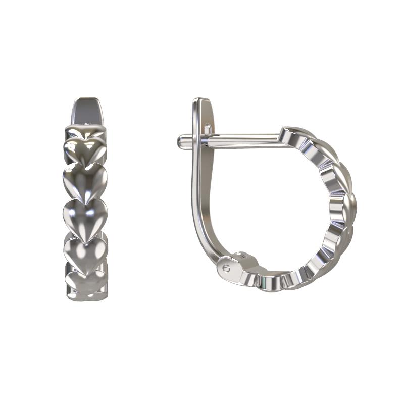 Серьги из серебра 925 пробы