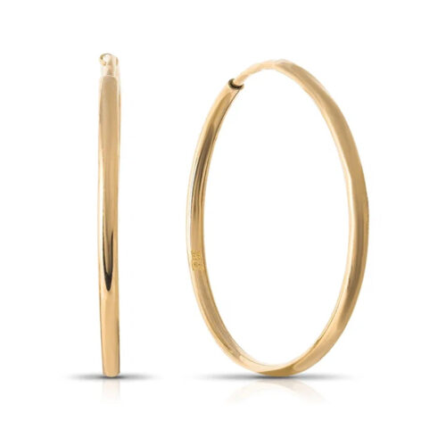 Серьги конго из золота 585 пробы