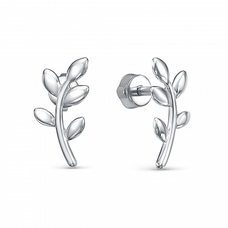 Серьги пусеты из серебра 925 пробы