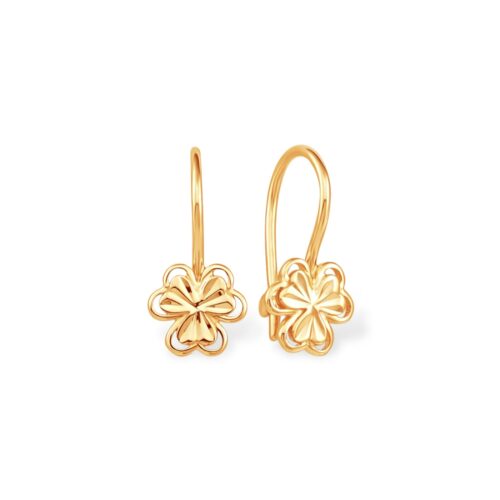 Серьги детские из золота 585 пробы