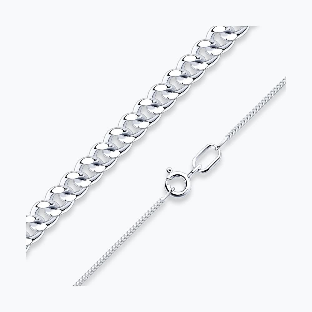 Цепь из серебра 925 пробы