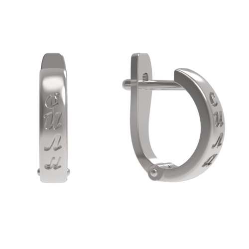 Серьги из серебра 925 пробы