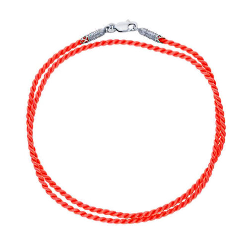 Шнурок из серебра 925 пробы