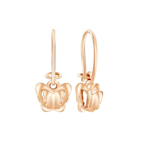 Серьги детские из золота 585 пробы