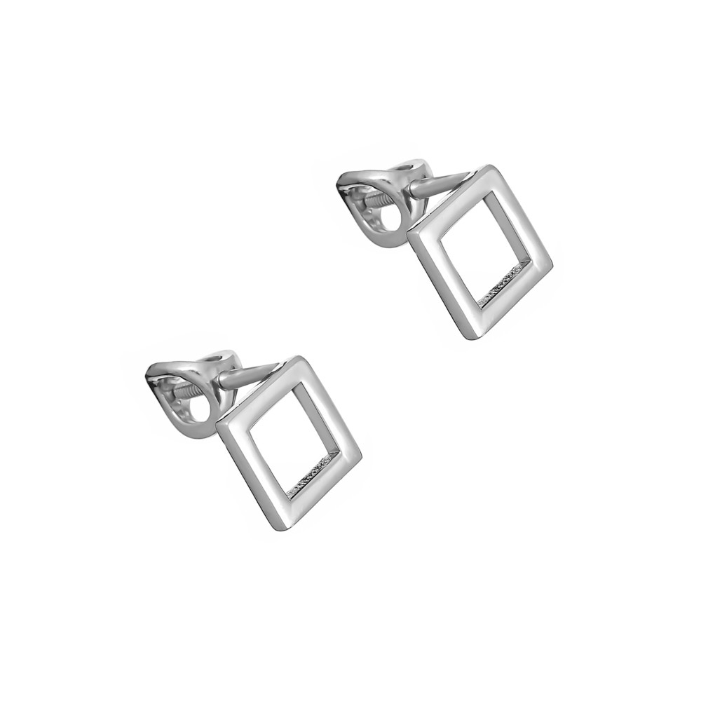 Серьги пусеты из серебра 925 пробы