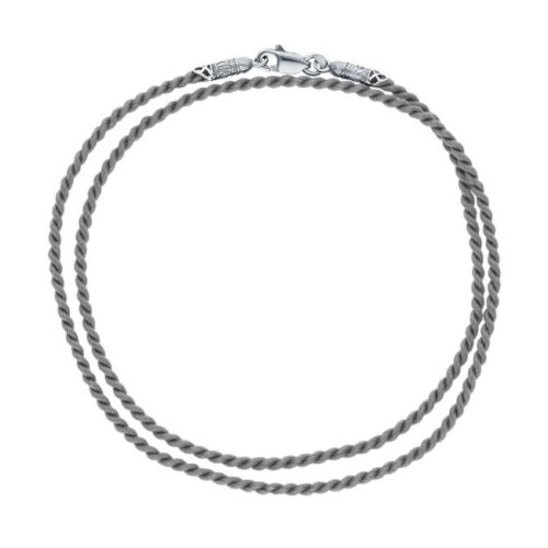 Шнурок из серебра 925 пробы