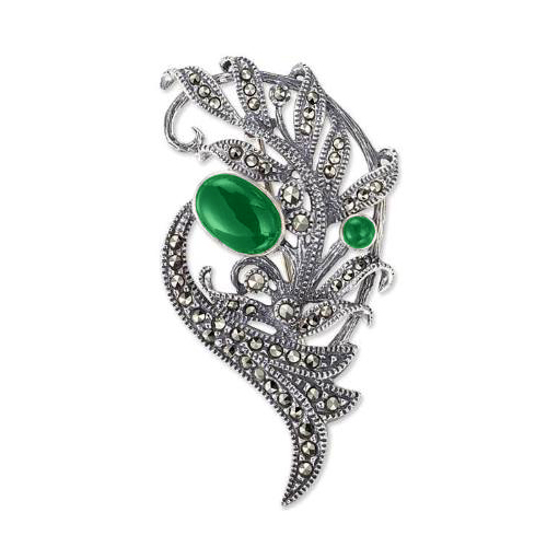 Брошь из серебра 925 пробы