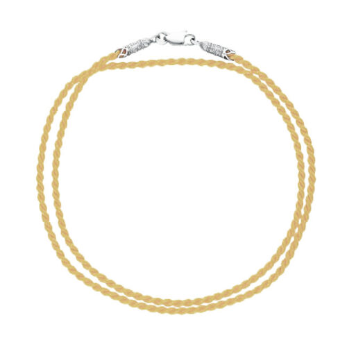 Шнурок из серебра 925 пробы