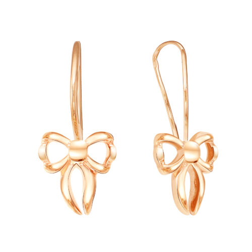 Серьги детские из золота 585 пробы