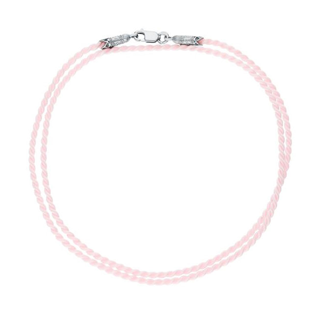 Шнурок из серебра 925 пробы