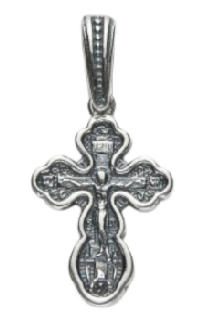 Крест из серебра 925 пробы