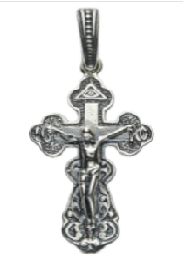 Крест из серебра 925 пробы