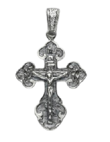 Крест из серебра 925 пробы