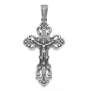 Крест из серебра 925 пробы