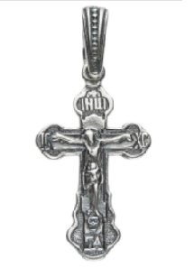 Крест из серебра 925 пробы