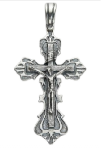 Крест из серебра 925 пробы