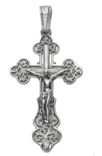 Крест из серебра 925 пробы