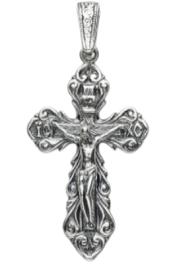 Крест из серебра 925 пробы