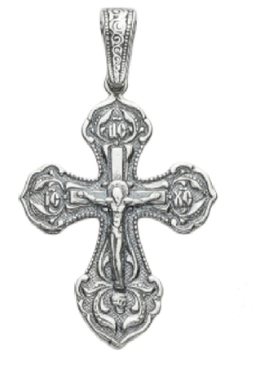 Крест из серебра 925 пробы