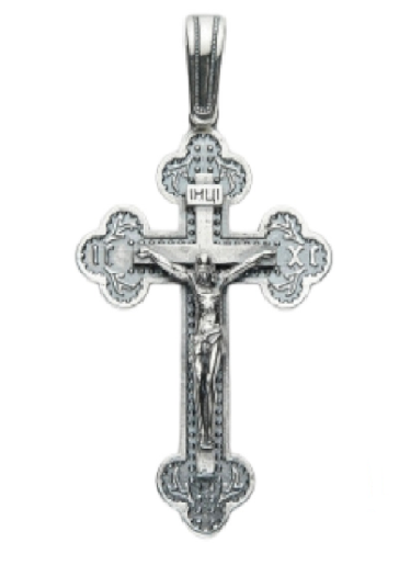 Крест из серебра 925 пробы