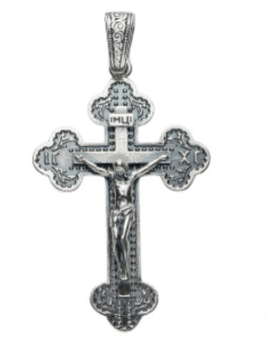 Крест из серебра 925 пробы