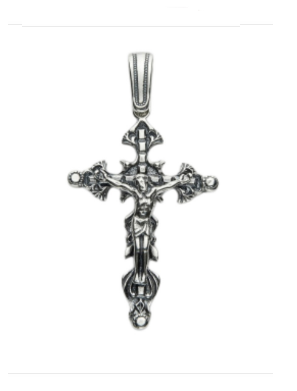 Крест из серебра 925 пробы