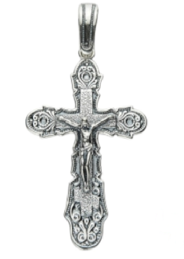 Крест из серебра 925 пробы