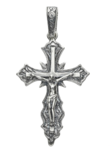 Крест из серебра 925 пробы
