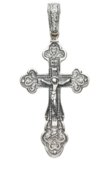Крест из серебра 925 пробы