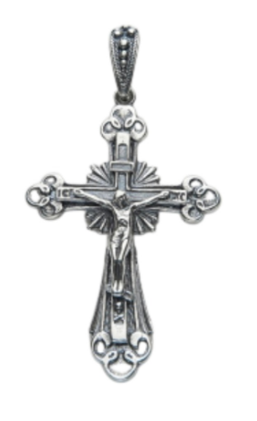 Крест из серебра 925 пробы