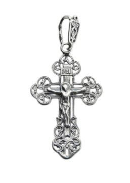 Крест из серебра 925 пробы