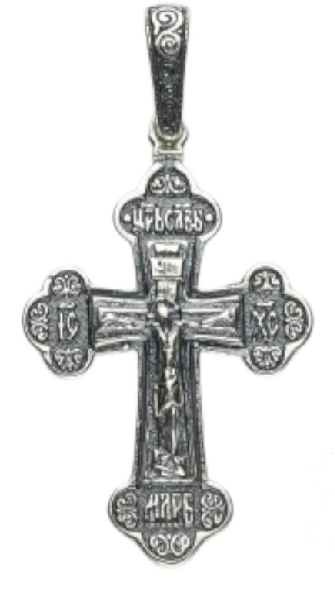 Крест из серебра 925 пробы