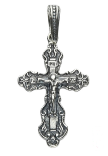 Крест из серебра 925 пробы