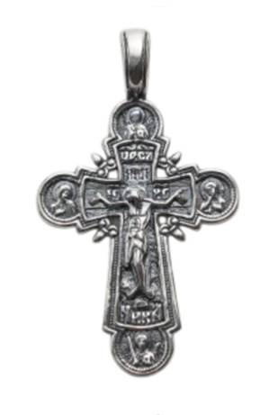 Крест из серебра 925 пробы