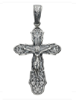 Крест из серебра 925 пробы