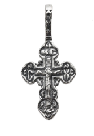 Крест из серебра 925 пробы