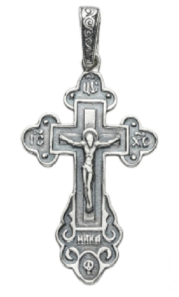Крест из серебра 925 пробы
