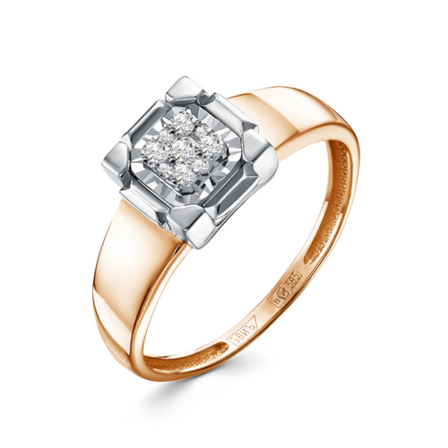 Кольцо из золота 585 пробы с бриллиантом