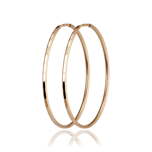 Серьги конго из золота 585 пробы
