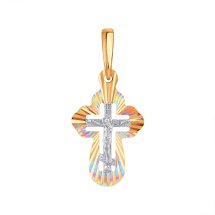 Крест из золота 585 пробы
