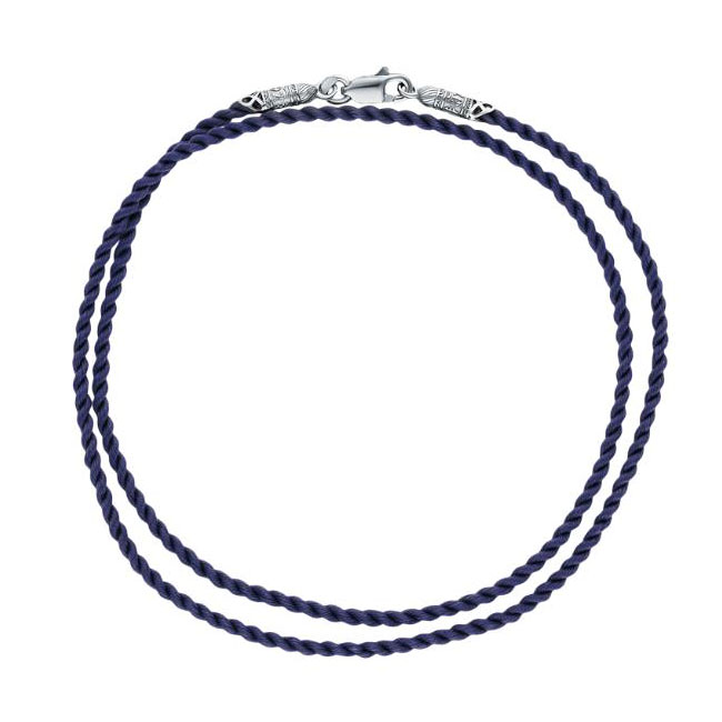 Шнурок из серебра 925 пробы