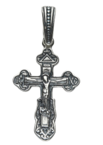 Крест из серебра 925 пробы