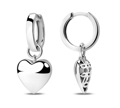 Серьги подвесные из серебра 925 пробы