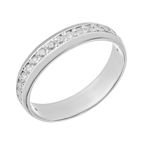 Кольцо из серебра 925 пробы с фианитом