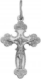 Крест из серебра 925 пробы