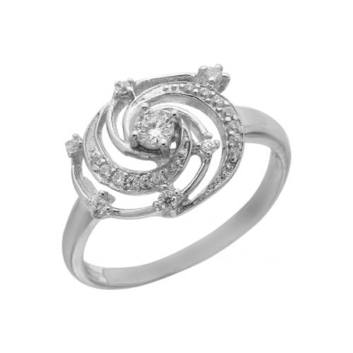 Кольцо из серебра 925 пробы с фианитом
