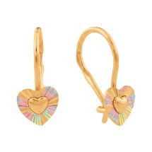 Серьги детские из золота 585 пробы