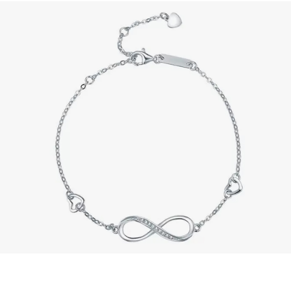 Браслет из серебра 925 пробы с фианитом