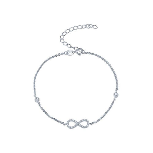 Браслет из серебра 925 пробы с фианитом