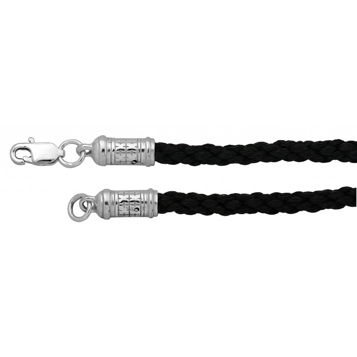 Шнурок из серебра 925 пробы